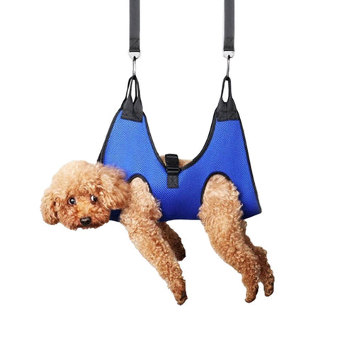 Pet Grooming Hammock Harness Set Helper For Nail Trimming Clipping Dog Grooming