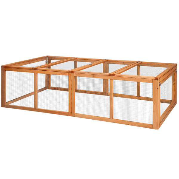 I.Pet Rabbit Hutch Chicken Coop Small Animal Cages & Hutches