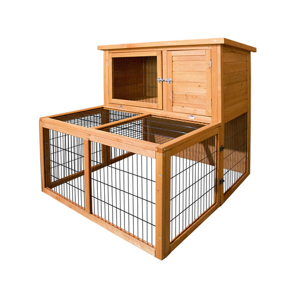 I.Pet Rabbit Hutch Chicken Coop 100Cm Tall Small Animal Cages & Hutches