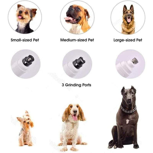 Pet Shearing Clipping Nail Grinder For Dogs Low Noise Fast Grinding Quick Usb Charging Long Working Time Convenient And Practical Cats Pets