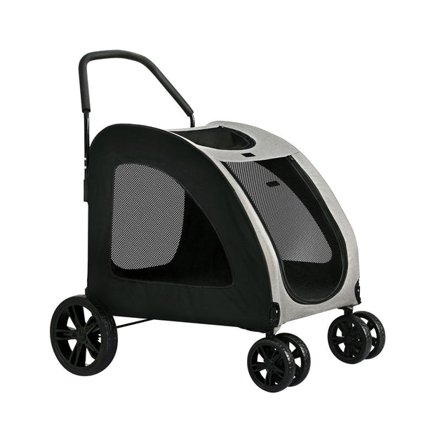 I.Pet Ipet Dog Stroller Pram Large Carrier Cat Travel Foldable Strollers 4 Wheels Dog Strollers