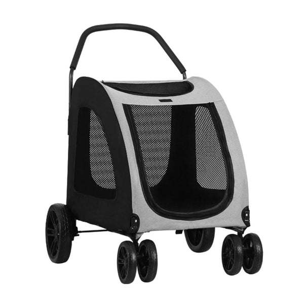 I.Pet Ipet Dog Stroller Pram Large Carrier Cat Travel Foldable Strollers 4 Wheels Dog Strollers