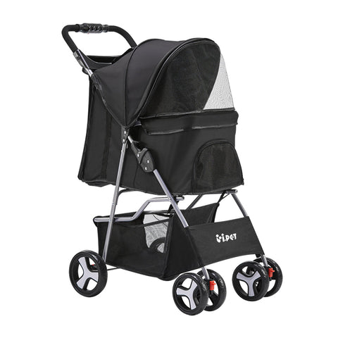 I.Pet 4 Wheel Stroller - Black