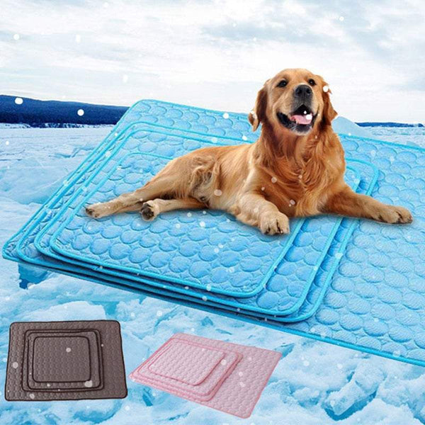 Washable Summer Cooling Dog Mat Pet Beds