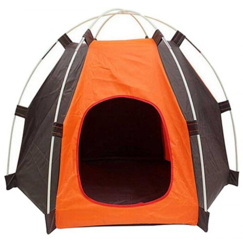 Pet Tent Dog Cat Oxford Cloth Outdoor Travel Supplies Pumpkin Orange Pet Transport