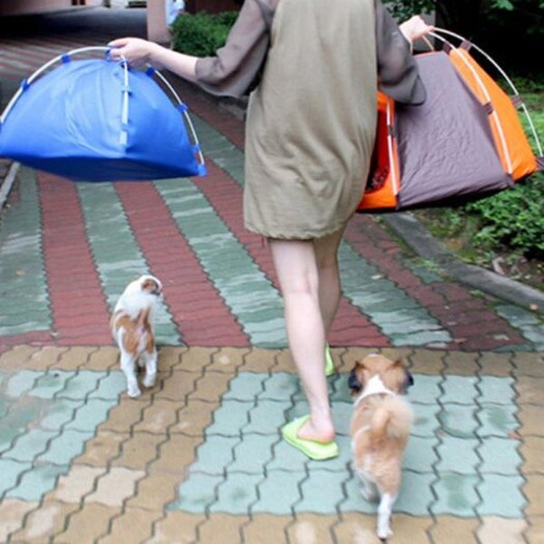 Pet Tent Dog Cat Oxford Cloth Outdoor Travel Supplies Pumpkin Orange Pet Transport
