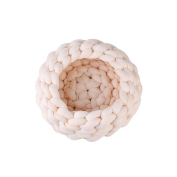 Chunky Knit Pet Bed For Dogs Or Cats Pet Beds