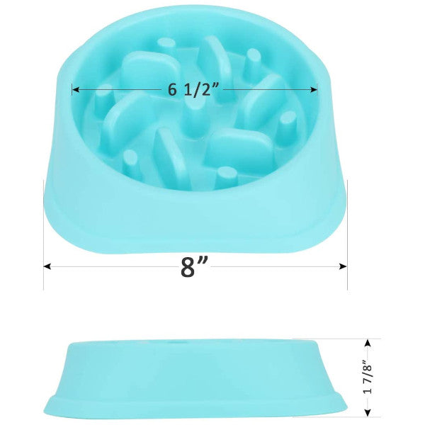 Pet Bowl High Quality Plastic Slow Food Helps Dog Digestion Supplies