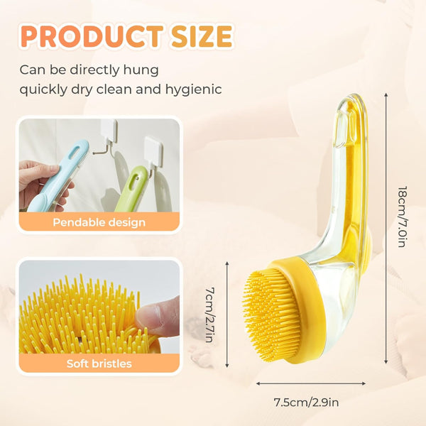 Pet Dog Bath Brush Cat Silicone Massage Shower Tool For Dogs Supplies Dog Grooming