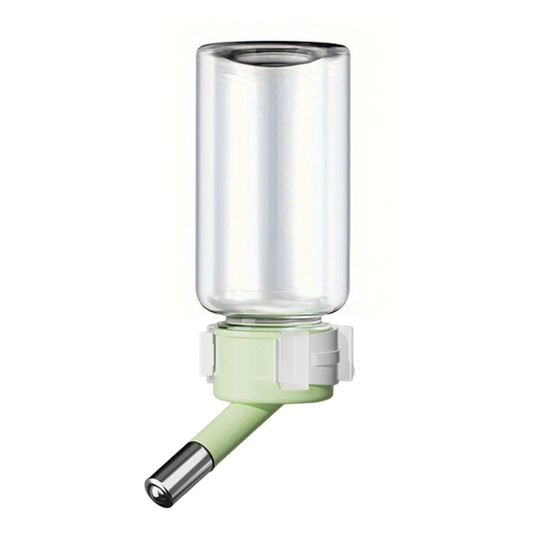 Pet Water Bottle For Hamster Guinea Pig Rabbit Vacuum Drinking Feeder Kettle 120Ml Green Dishes Feeders & Fountains