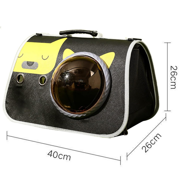 Pet Products Printed Space Capsule Cat Bag Large Capacity Crossbody Dog Universal For All Seasons Pet Transport
