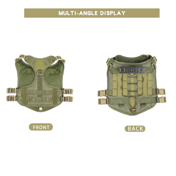 Pet Accessories Dog Harness Tactical Vest Outdoor Training Walking Harnesses