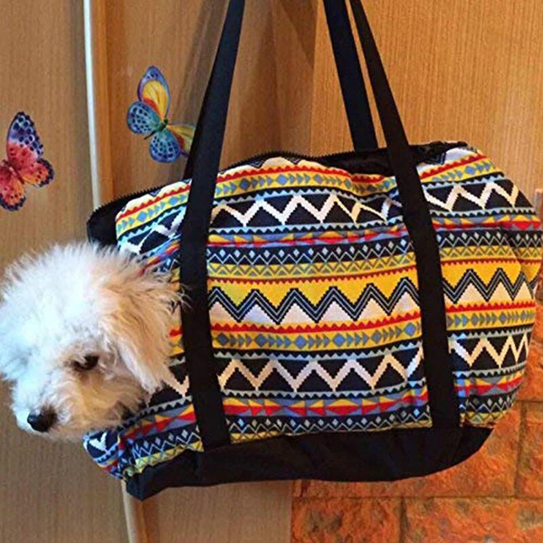 Pet Carrier Backpack Breathable Warm Shopping Travel Rainy Snowy Flat Mat Obliq Pet Transport