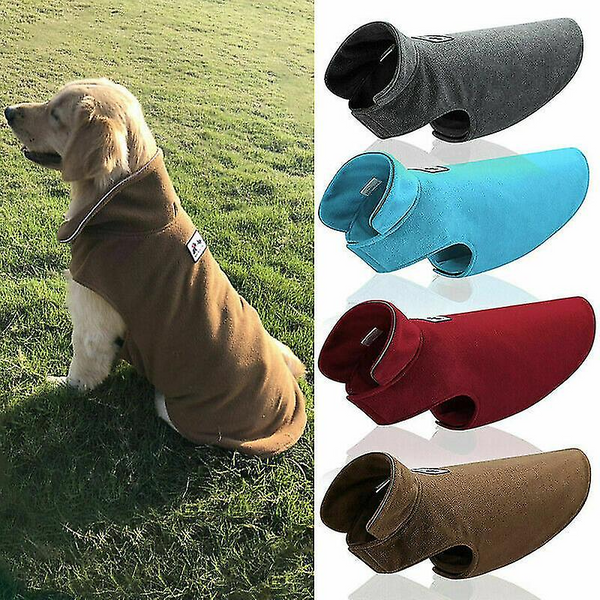 Pet Dog Sweater Winter Clothes Warm Fleeced Material Polar Dog Clothing & Shoes