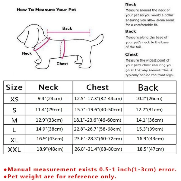 Pet Dog Sweater Winter Clothes Warm Fleeced Material Polar Dog Clothing & Shoes