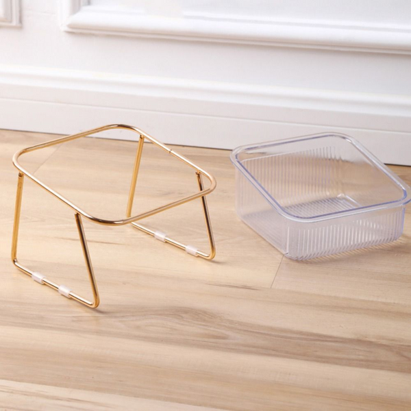 Pet Elevated Feeder Bowl Raised Stand Dog Cat Food Water Dishes Feeders & Fountains