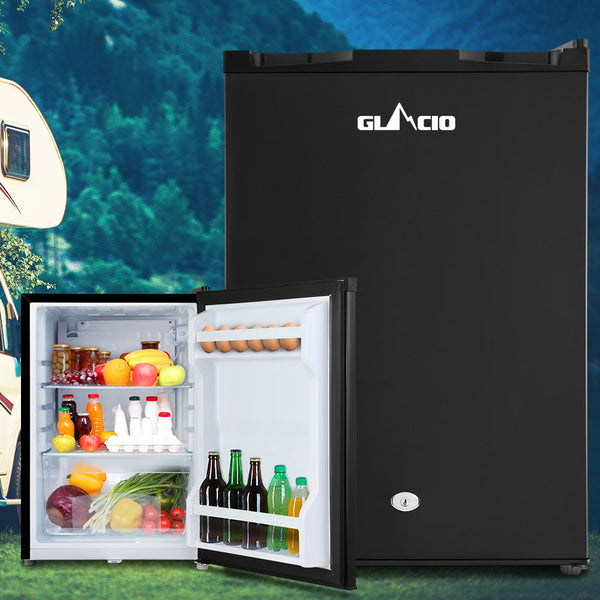 Glacio Camping 80L Portable Fridge Cooler Upright 12V/24V/240V Mini Fridges