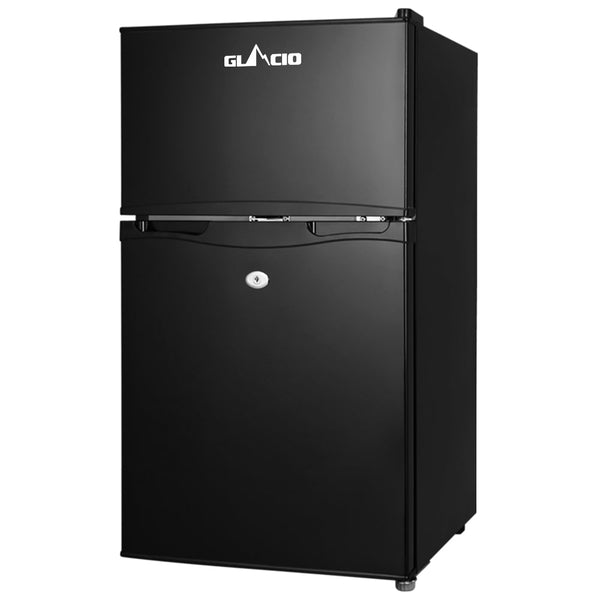 Glacio 90L Fridge Bar Freezer Cooler Upright 12V/24V/240V Mini Fridges