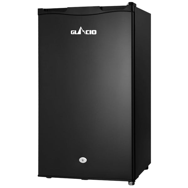 Glacio 95L Fridge Bar Freezer Cooler Upright 12V/24V/240V 4Wd Camping Black Mini Fridges