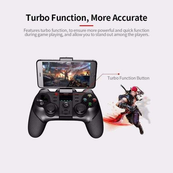 Game Controllers Pg 9077 Wireless Bt Gamepad Joystick Handle Gaming Accessories Parts For 4 6Inch Mobile Phones Tablets