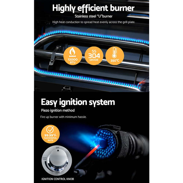 Grillz Gas Bbq Heater Barbecues Grills & Smokers