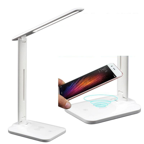 Table Desk Multifunctional Led With Wireless Charger Lamps