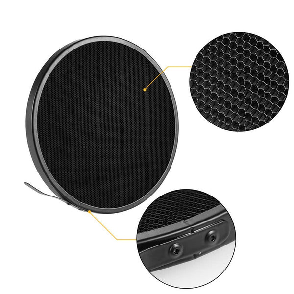 Photo Studio 16.8Cm 10 Degree Honeycomb Grid For 7 Black Other Lighting & Studio