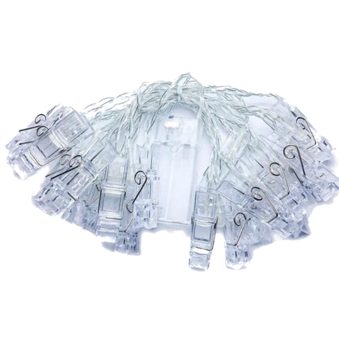 String Lights Photo Clip Holder Led Strip Fairy Photograph Display