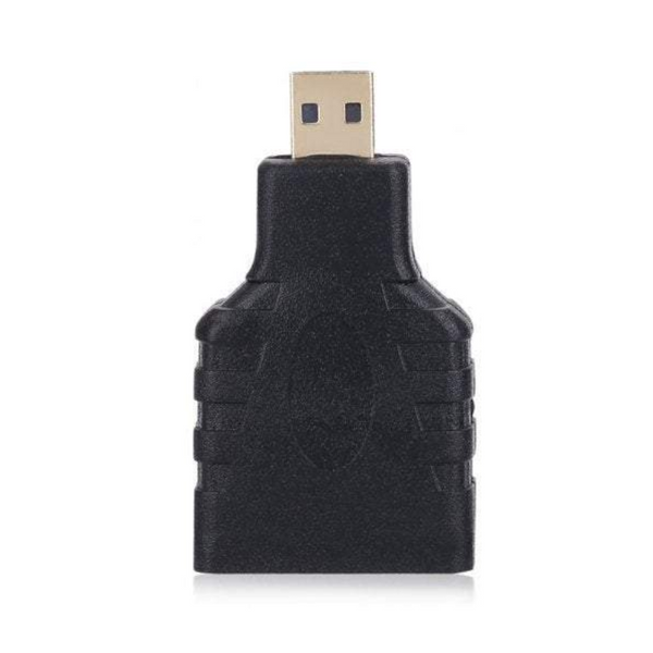Photography Videography Hdmi Female To Micro Male Adapter Black