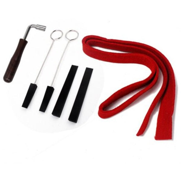 Piano Tuning Lever Tools Kit Mute Hammer Diy Set 6Pcs Black Piano Accessories