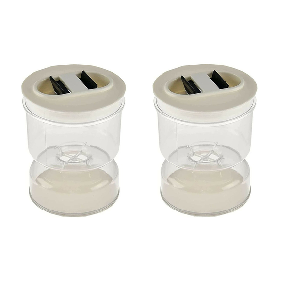 Other Kitchen Gadgets Pickle Olive Hourglass Jar Can Dry And Wet Separate Container Olives Food