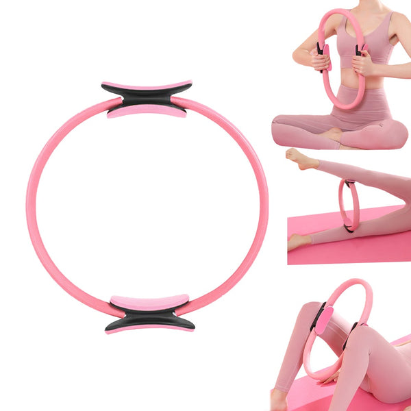 Pilates Ring Resistance Training Tool Yoga Exercise Magic Circle Grip Home Gym Workout