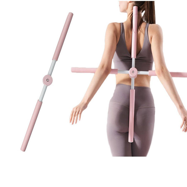 Pilates Yoga Stick Stretching Tool Back Brace Straightener Posture Corrector