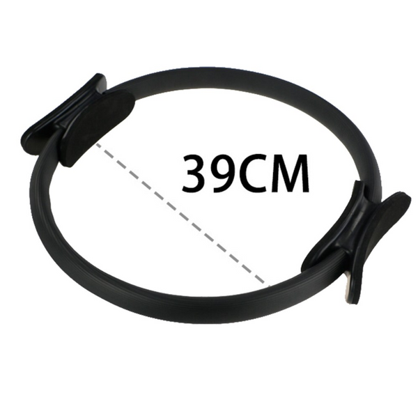 Pilates Yoga Ring Full Body Training Stretching Fitness Equipment Exercise Circle Gym Home For Women Men Black Pilates Rings