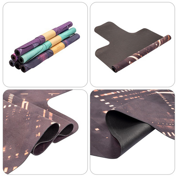 Pilates Suede Rubber Reformer Non Slip Yoga Mat Mats & Non Slip Towels