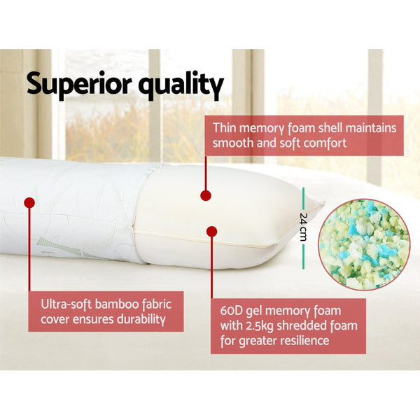Giselle Full Body Memory Foam Pillow Pillows
