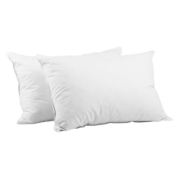 Giselle Set Of 2 Goose Feather And Down Pillow White Pillows