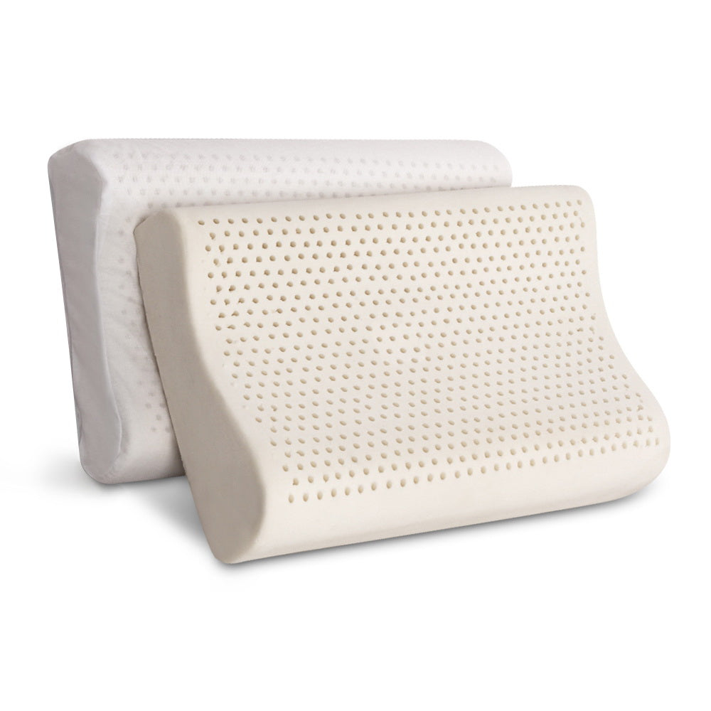 Giselle Set Of 2 Natural Latex Pillow Pillows