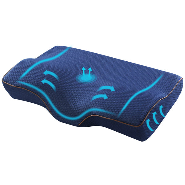 Giselle Memory Foam Pillow Neck Contour Rebound Support Pillows