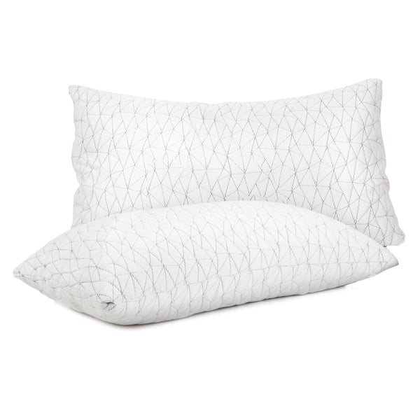 Giselle Set Of 2 Rayon Single Memory Foam Pillow Pillows