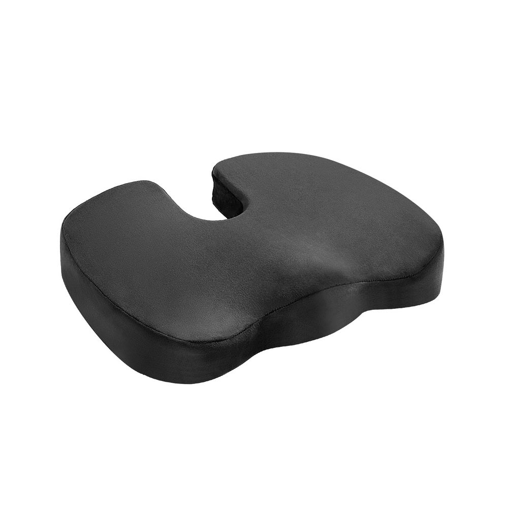 Giselle Seat Cushion Memory Foam Pillow Back Chair Pad Black Seat & Posture Cushions