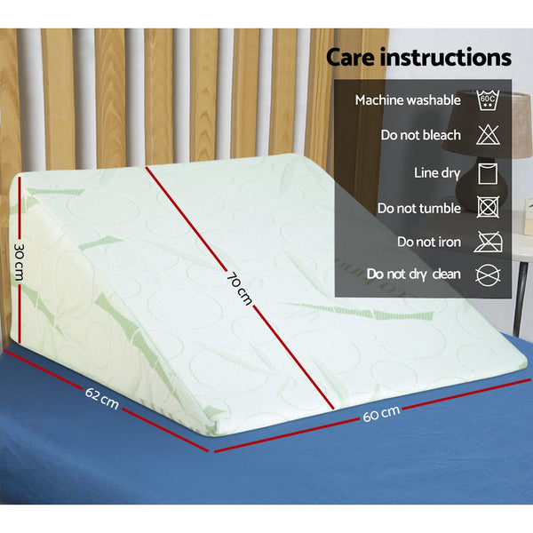 Giselle Foam Wedge Back Support Pillow Pillows