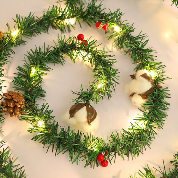 Pine Cone String Christmas Fairy Lights Tree Decor Lamp Seasonal Decorations