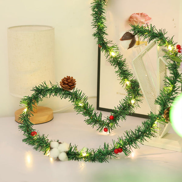 Pine Cone String Christmas Fairy Lights Tree Decor Lamp Decorations Bedroom