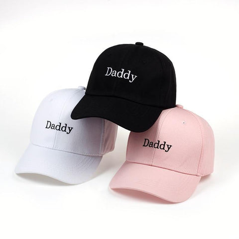 Daddy Ballcap Pink White Black