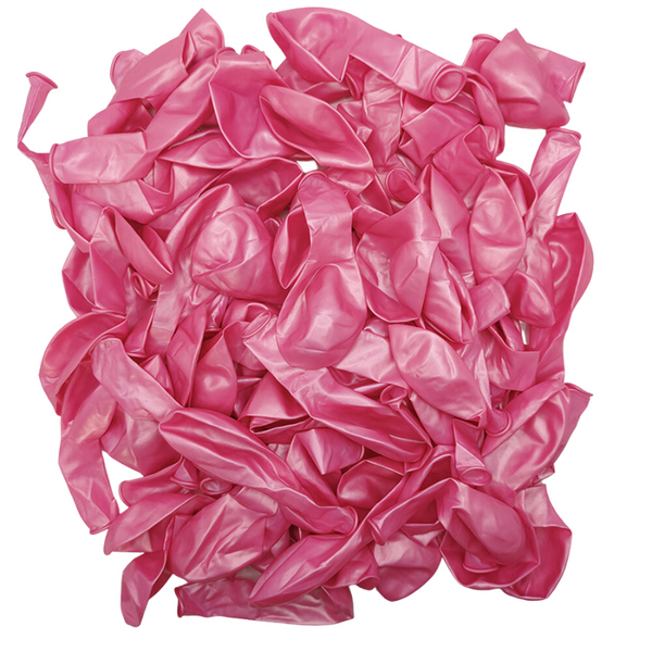 100Pcs 5'' Latex Balloon Set Pearlized Pink Birthday Wedding Party Decoration