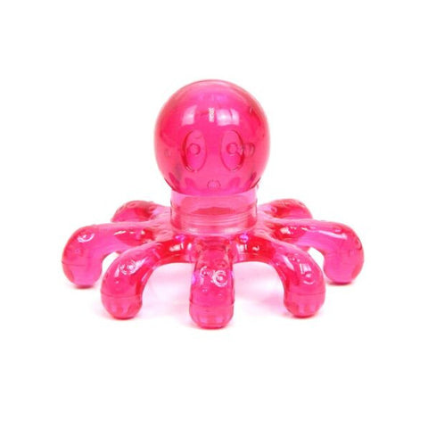 Pink Or Blue Handheld Back Head Octopus Massager Massagers