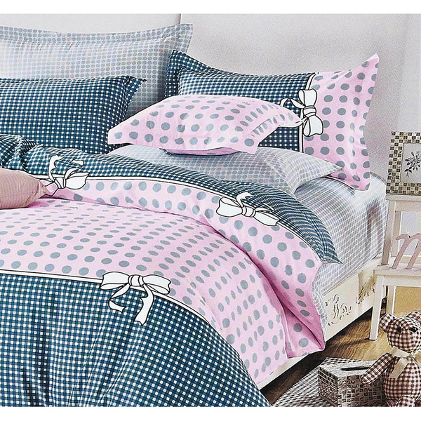 Fabric Fantastic Pink Dots Bed Quilt/Duvet Cover Set Quilt Covers