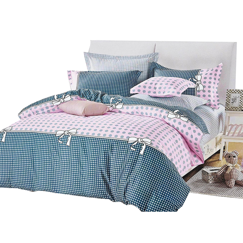Fabric Fantastic Pink Dots Bed Quilt/Duvet Cover Set Quilt Covers