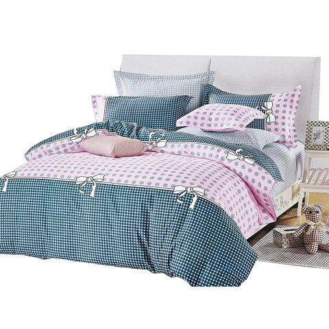 Fabric Fantastic Pink Dots Bed Quilt/Duvet Cover Set Quilt Covers